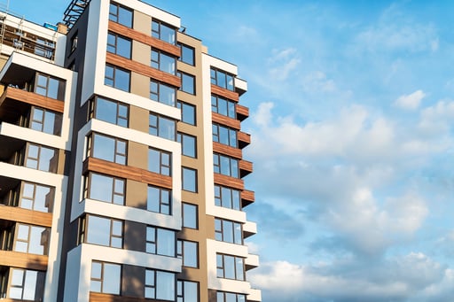 Modern Residential Apartment Building Exterior